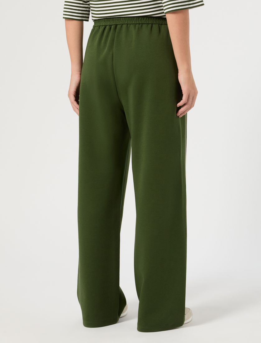 Double jersey trousers - GREEN - Marina Rinaldi - 4