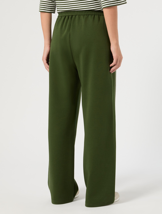 Double jersey trousers - GREEN - Marina Rinaldi - 4